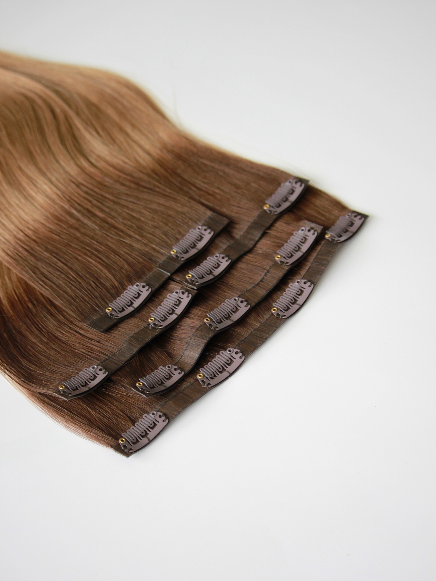 Rooted Medium Light Brown Extension Set