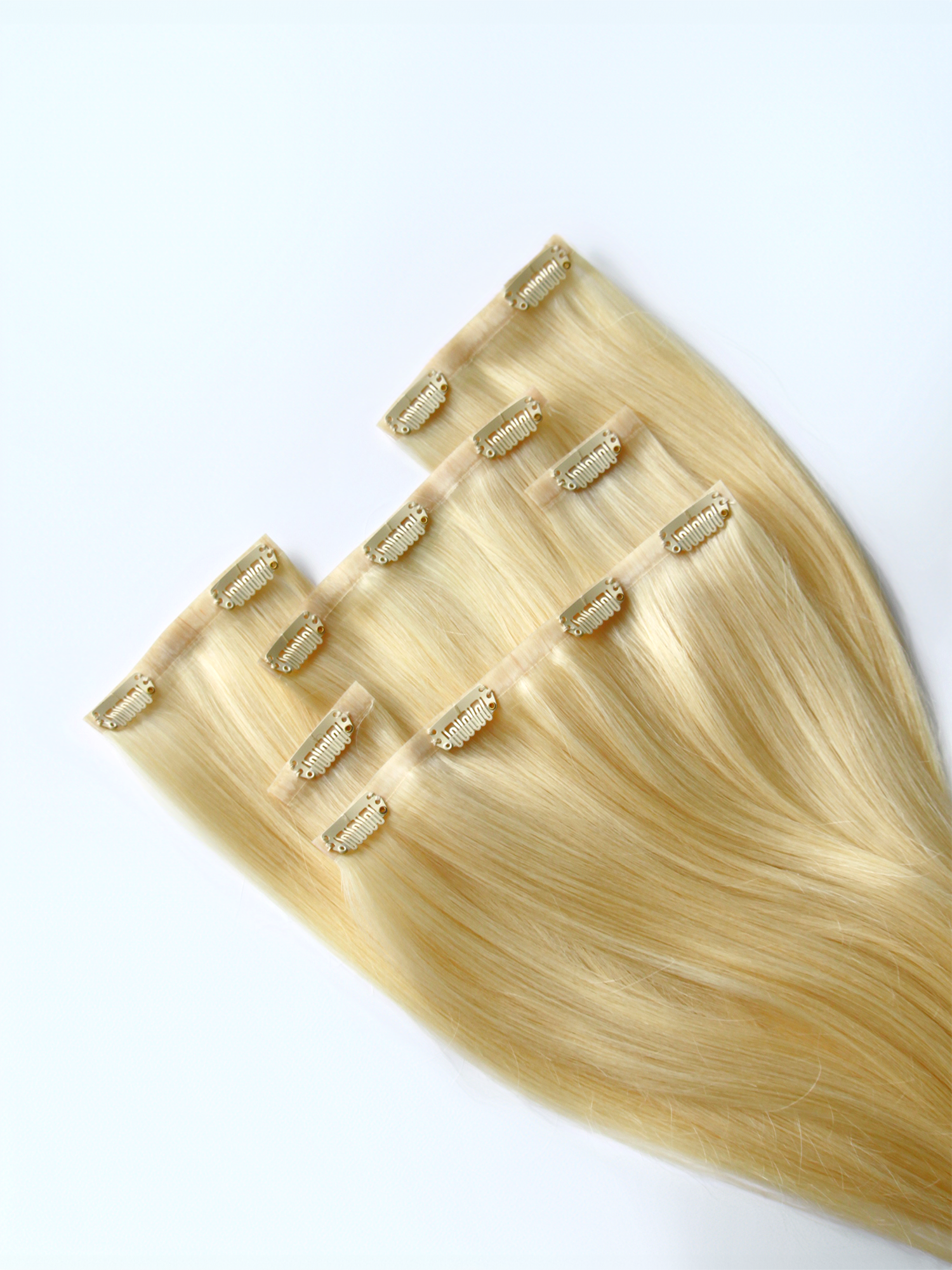 Light Pale Blonde Extension Set